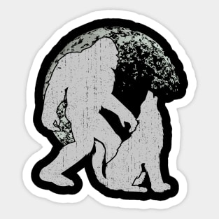 Bigfoot Wolf Moon Sticker